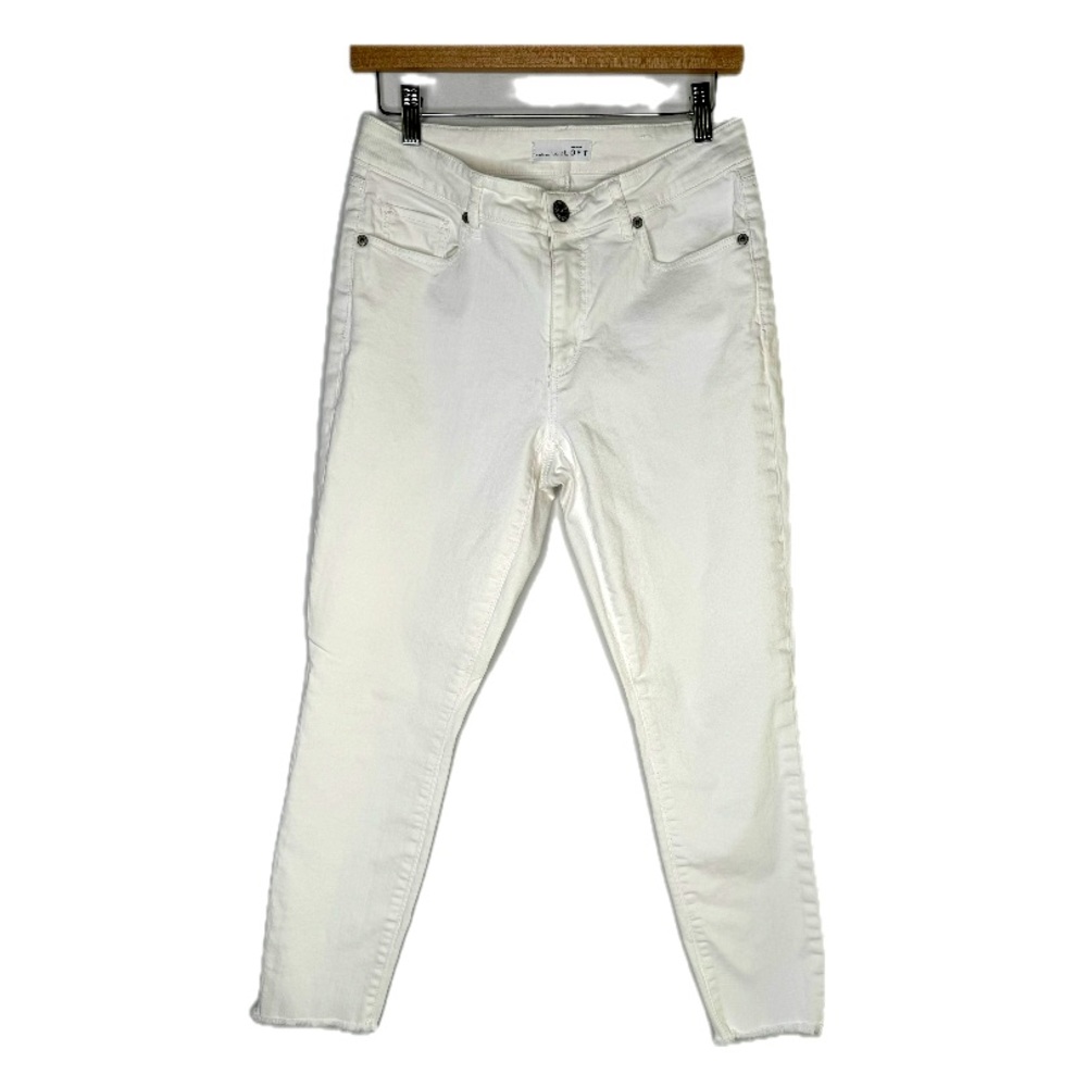 LOFT White Curvy Skinny Ankle Jeans Sz 6 Bin N